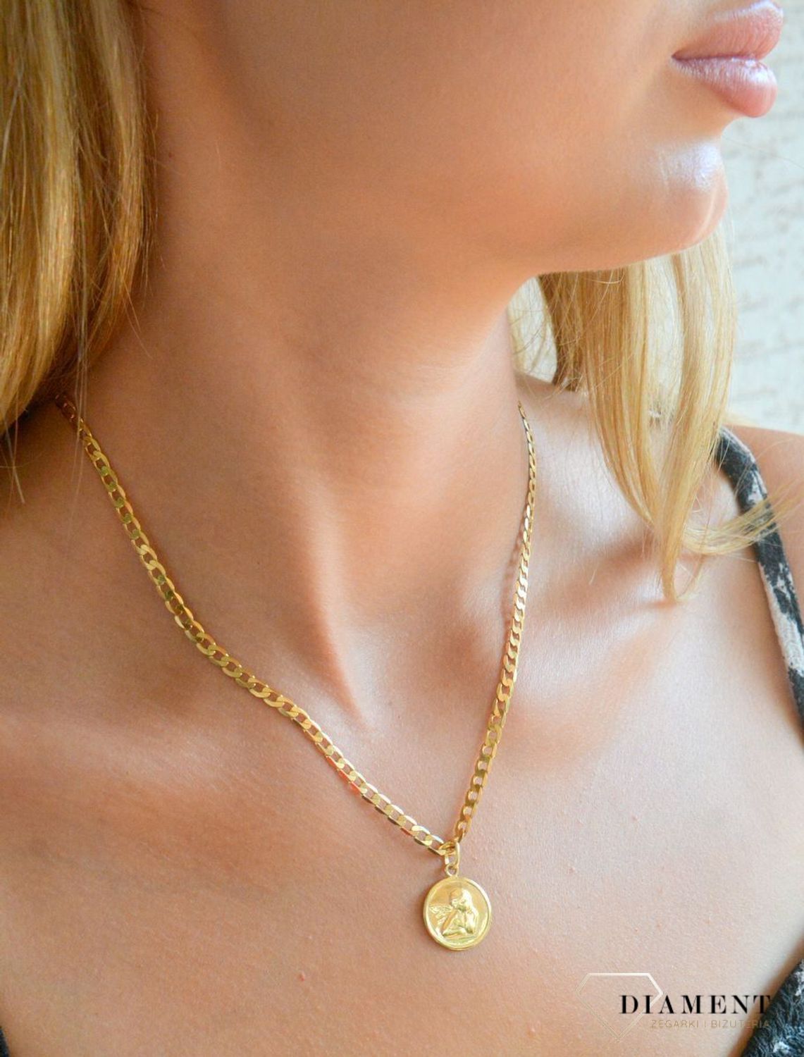 Złoty łańcuszek 333 pancerka 4 mm DIA-LAN-1122-333 4mm. Złoty łańcuszek próby 585. Złoty łańcuszek pancerka. Łańcuszek złoty idealny na prezent.1.jpg